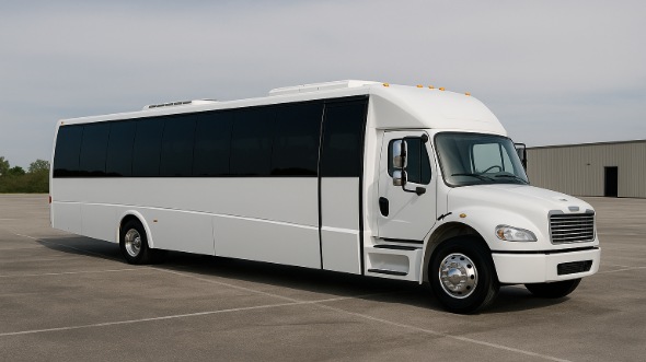 Exterior of Charter Bus Company Omaha's 18 Passenger Minibus in Omaha