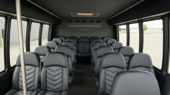 grand island 28 passenger minibus inside